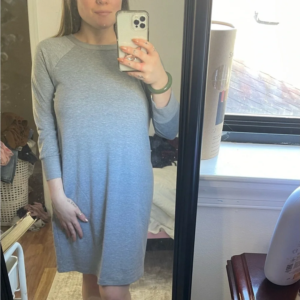 Veronica M French Terry Dress - Picture 6 of 7